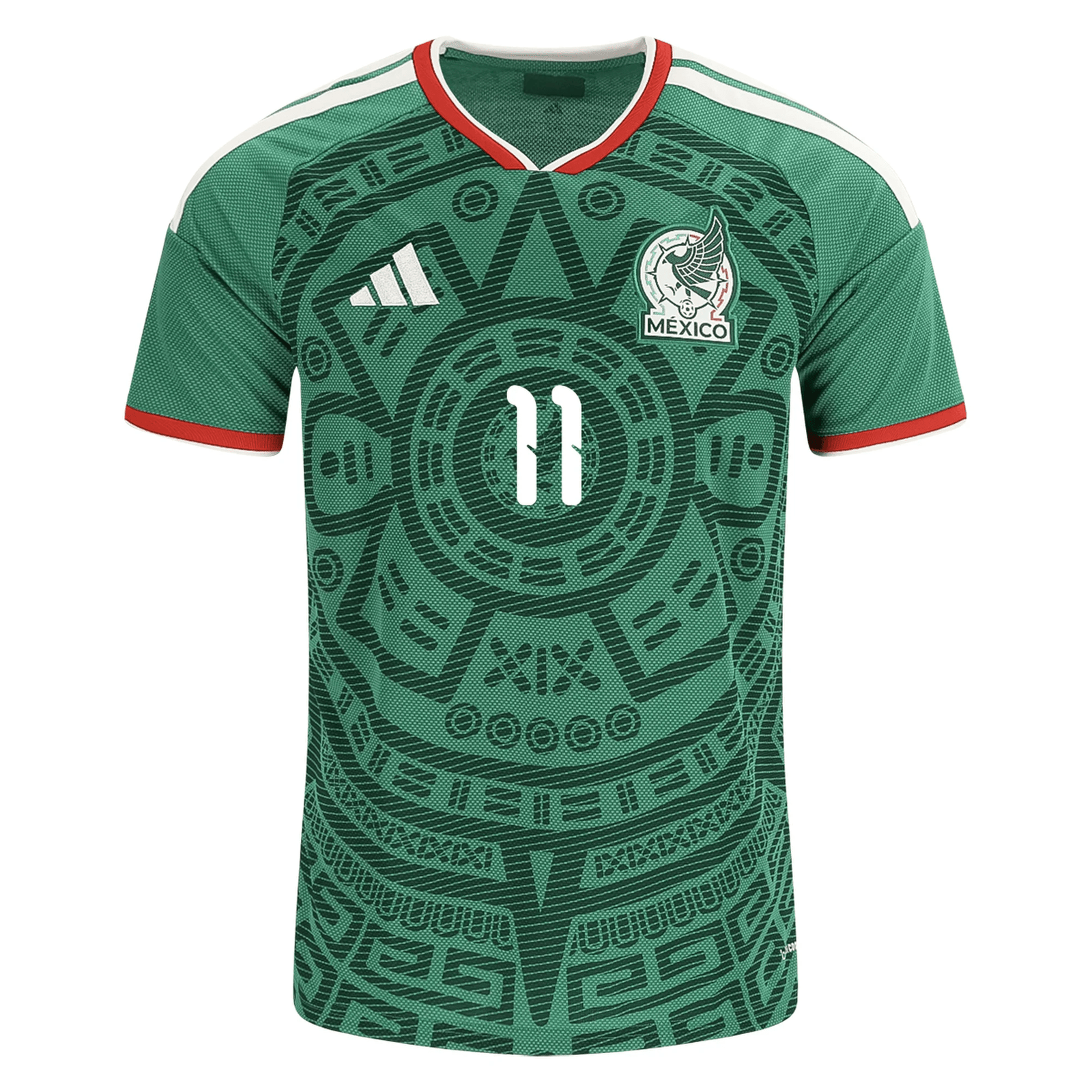 adidas Men's Santiago Gimenez Mexico Home 2026 World Cup Jersey (Bold Green) | SoccerWearhouse