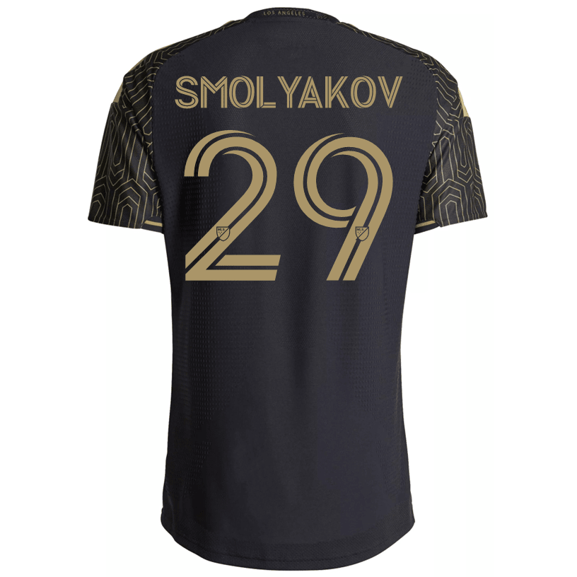 adidas Men's Smolyakov LAFC Authentic Match Home Jersey 26/27 (Black/Gold) | SoccerWearhouse