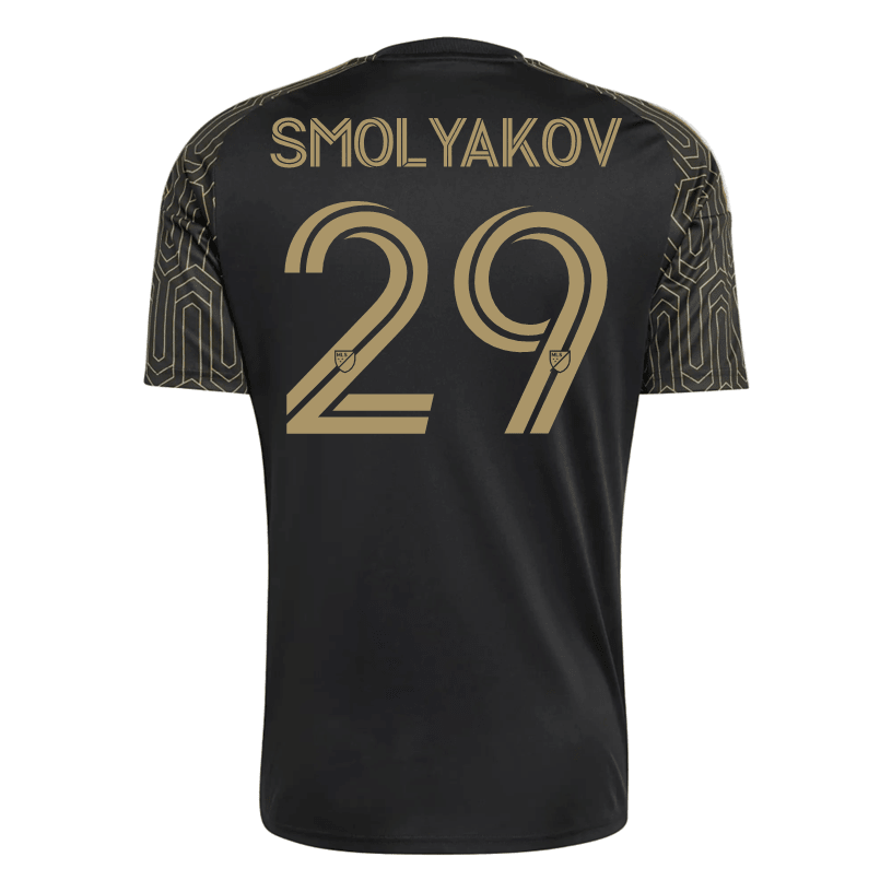 adidas Men's Smolyakov LAFC Stadium Home Jersey 26/27 (Black/Gold) | SoccerWearhouse