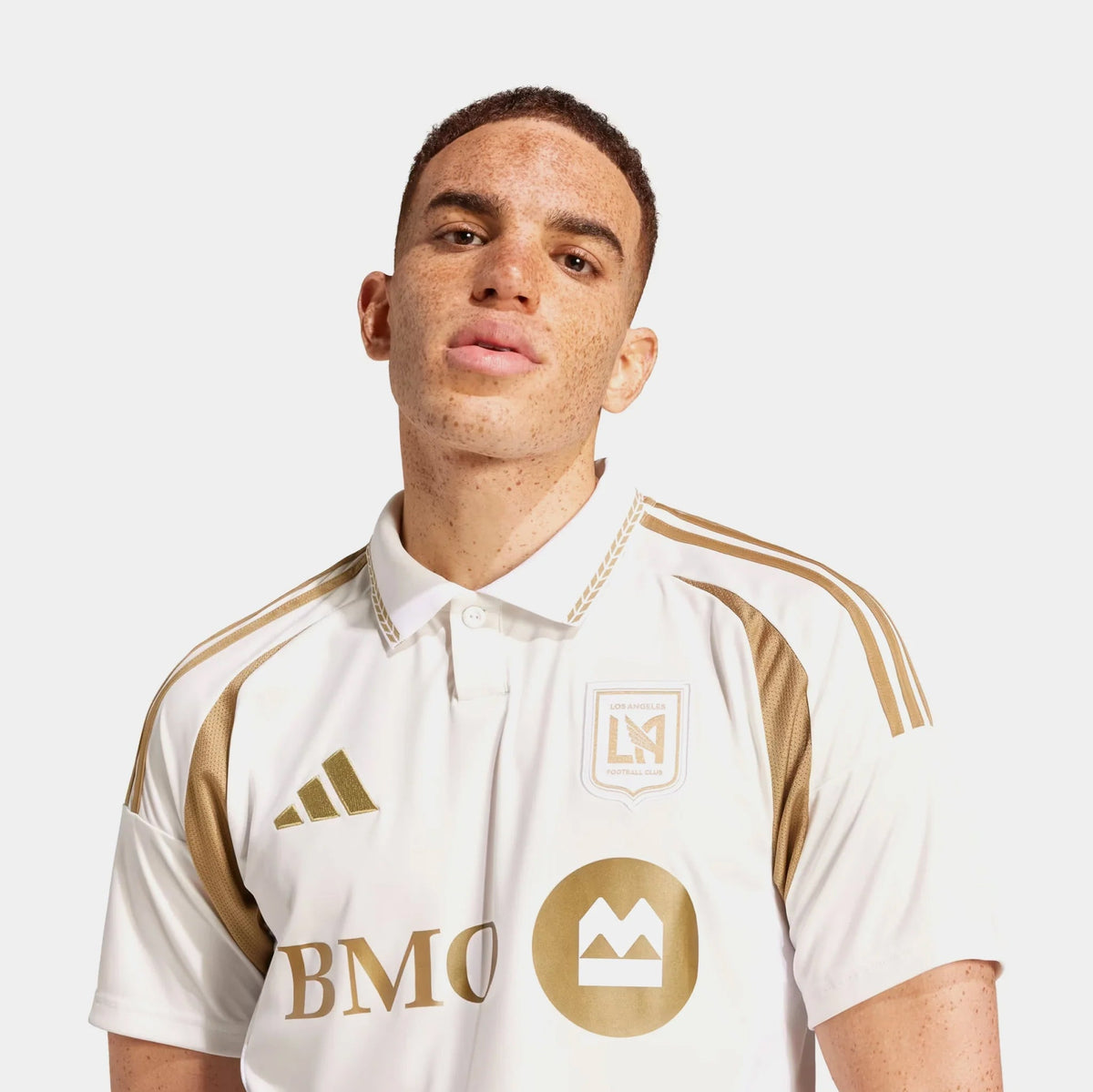 adidas Men's Son Heung-min (Korean) LAFC Away Jersey 25/26 (White/Gold) | SoccerWearhouse