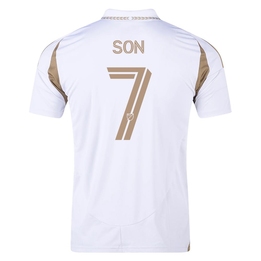 adidas Men's Son Heung-min LAFC Away Jersey 25/26 (White/Gold) | SoccerWearhouse