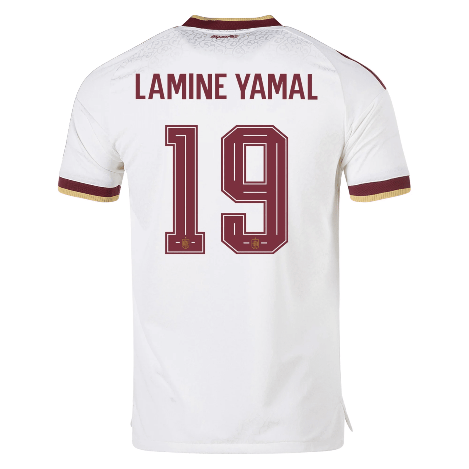 adidas Men's Spain Authentic Lamine Yamal Away Jersey 2026 (White) | SoccerWearhouse