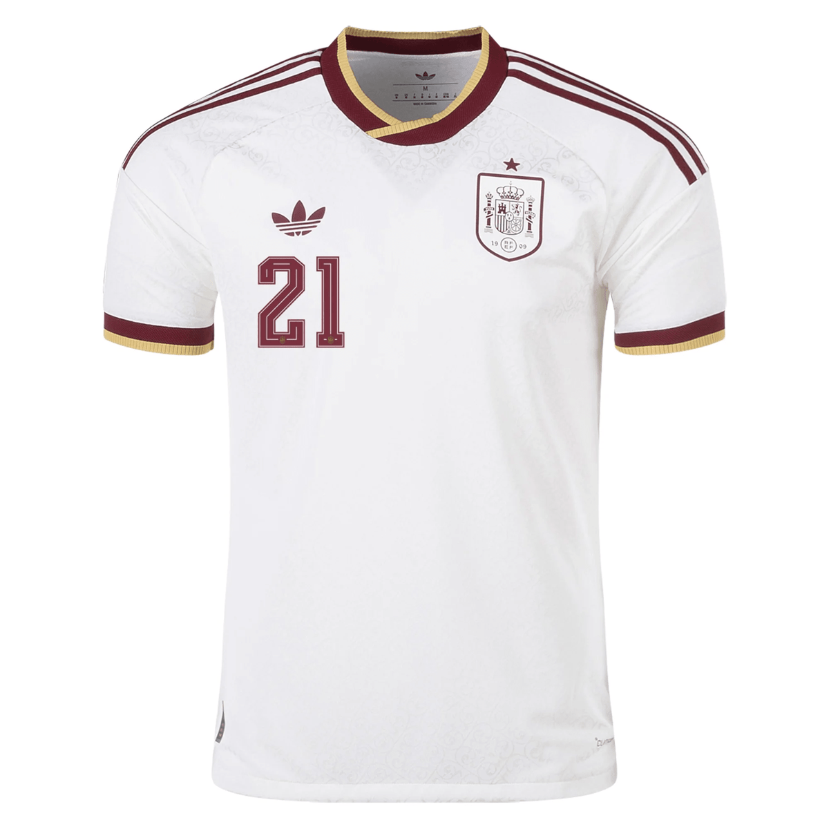 adidas Men's Spain Authentic Mikel Oyarzabal Away Jersey 2026 (White) | SoccerWearhouse