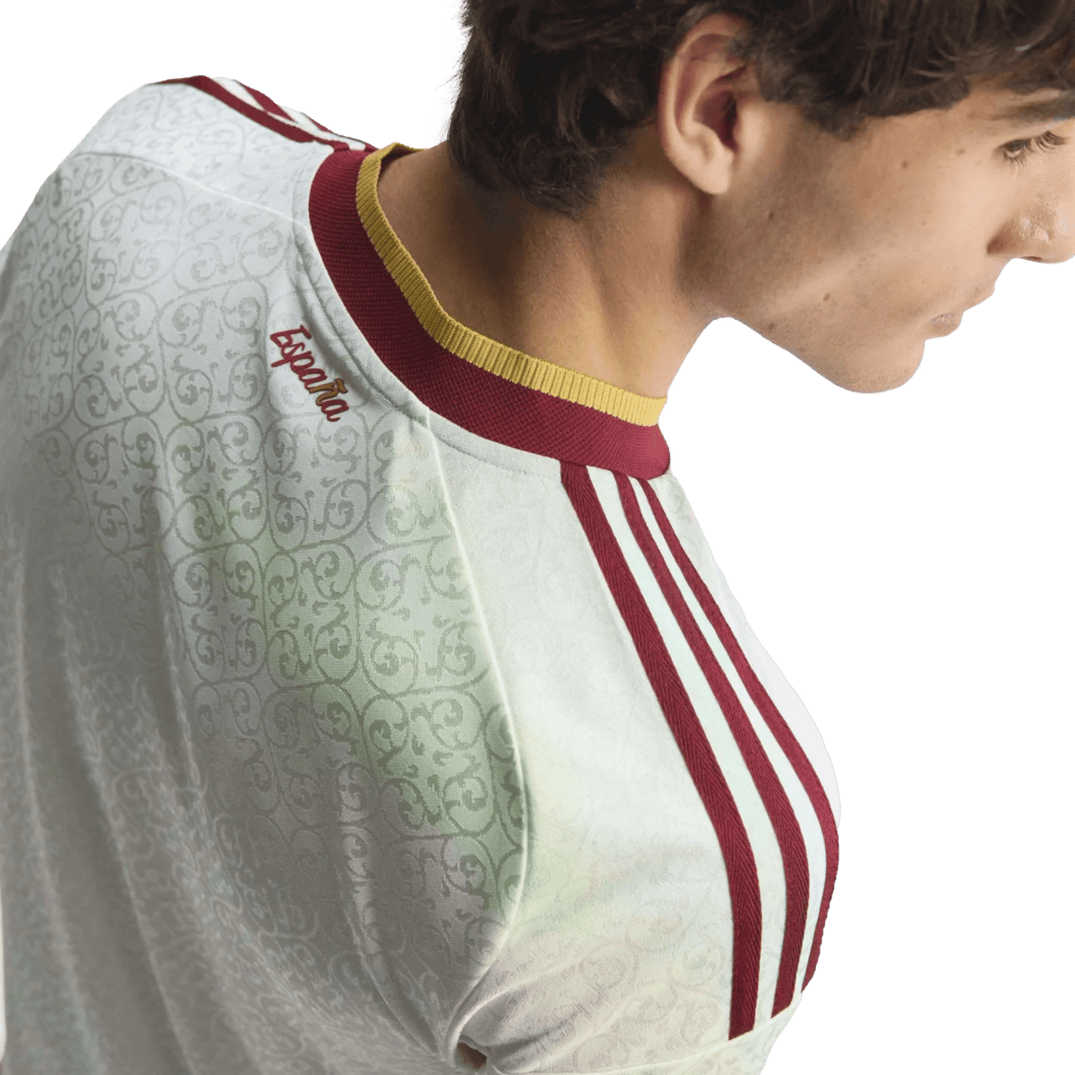 adidas Men's Spain Authentic Nico Williams Away Jersey 2026 (White) | SoccerWearhouse