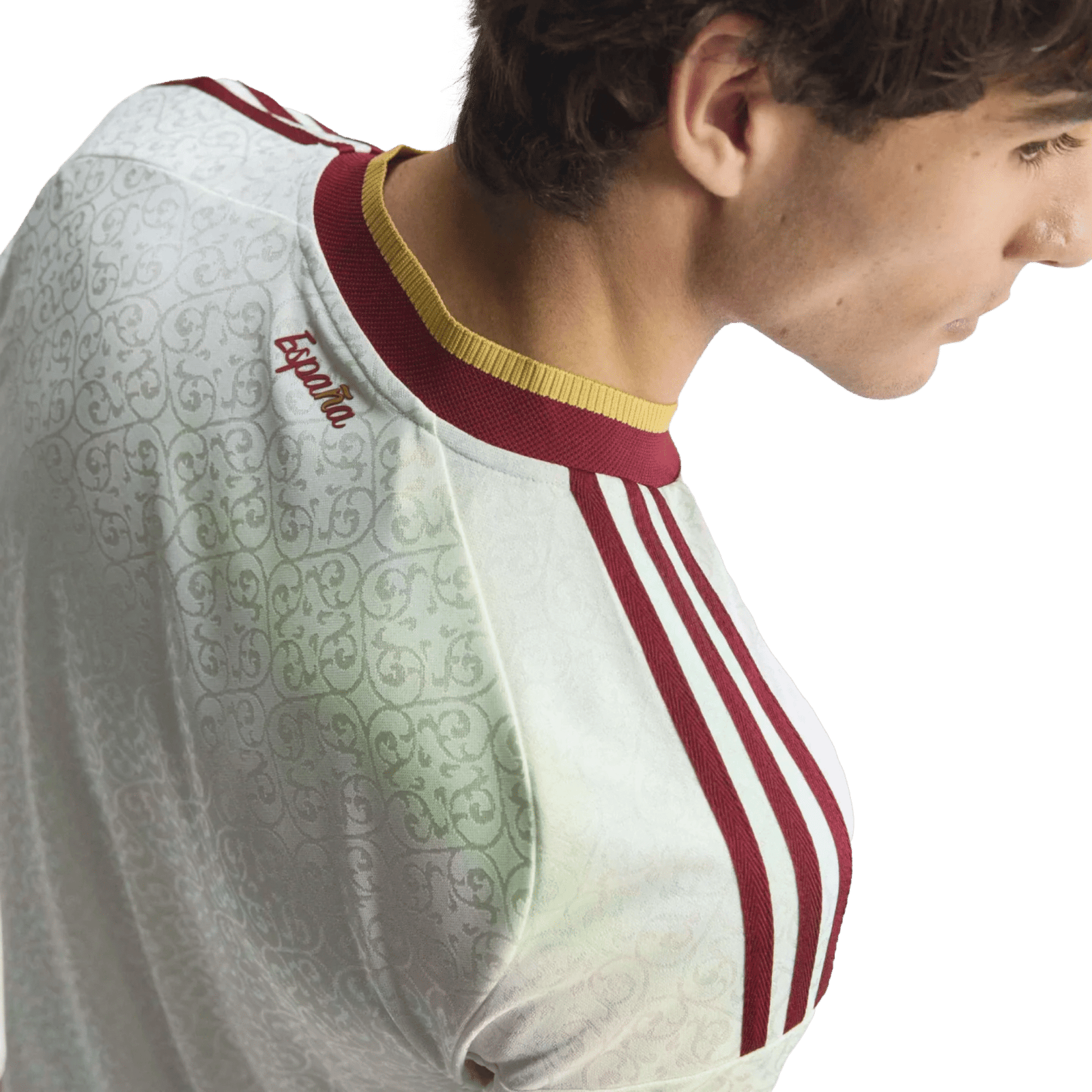 adidas Men's Spain Authentic Nico Williams Away Jersey 2026 (White) | SoccerWearhouse
