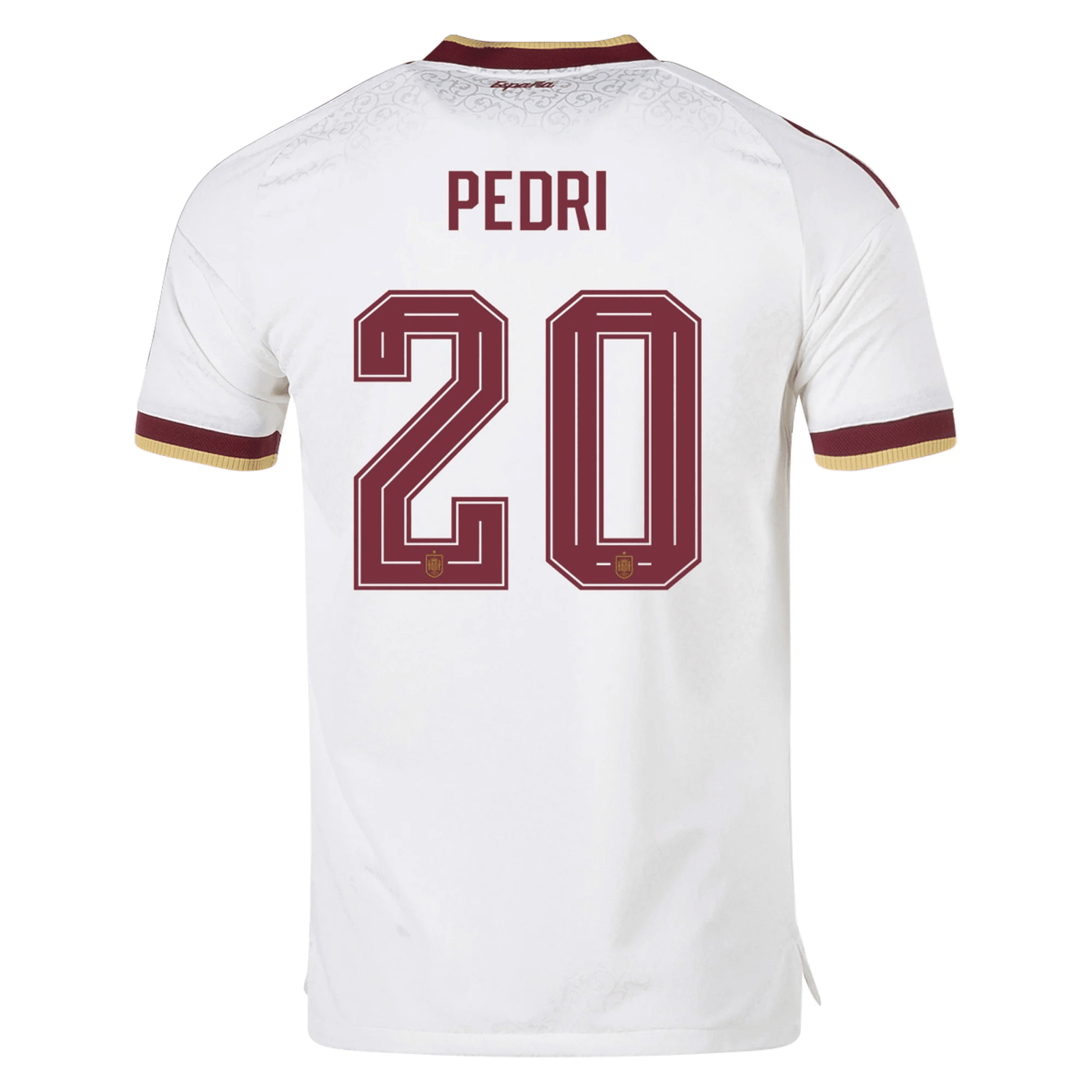adidas Men's Spain Authentic Pedri Away Jersey 2026 (White) | SoccerWearhouse