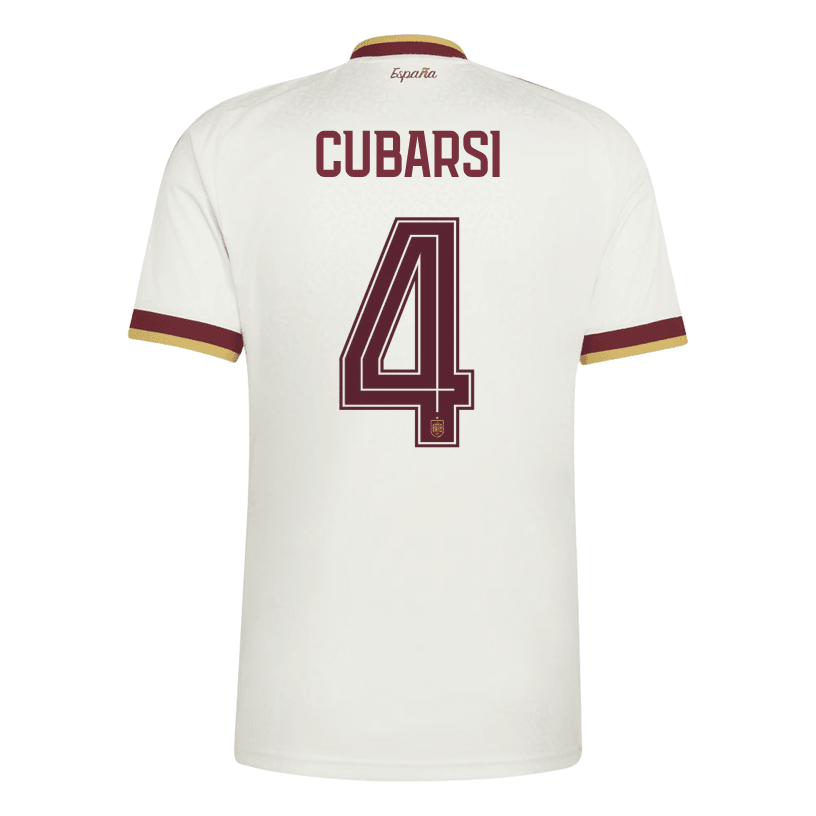 adidas Men's Spain Cubarsi Away Stadium Jersey 2026 (White) | SoccerWearhouse