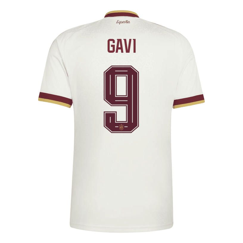 adidas Men's Spain Gavi Away Stadium Jersey 2026 (White) | SoccerWearhouse