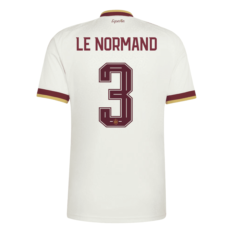 adidas Men's Spain Le Normand Away Stadium Jersey 2026 (White) | SoccerWearhouse