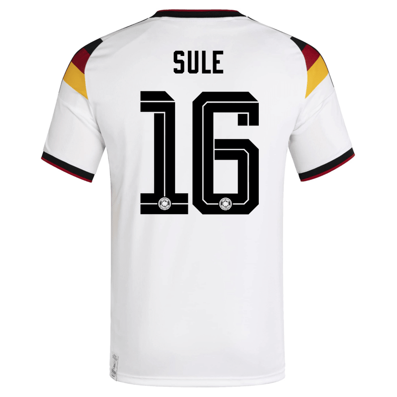 adidas Men's Sule Germany Home World Cup Jersey 2026 (White/Black) | SoccerWearhouse