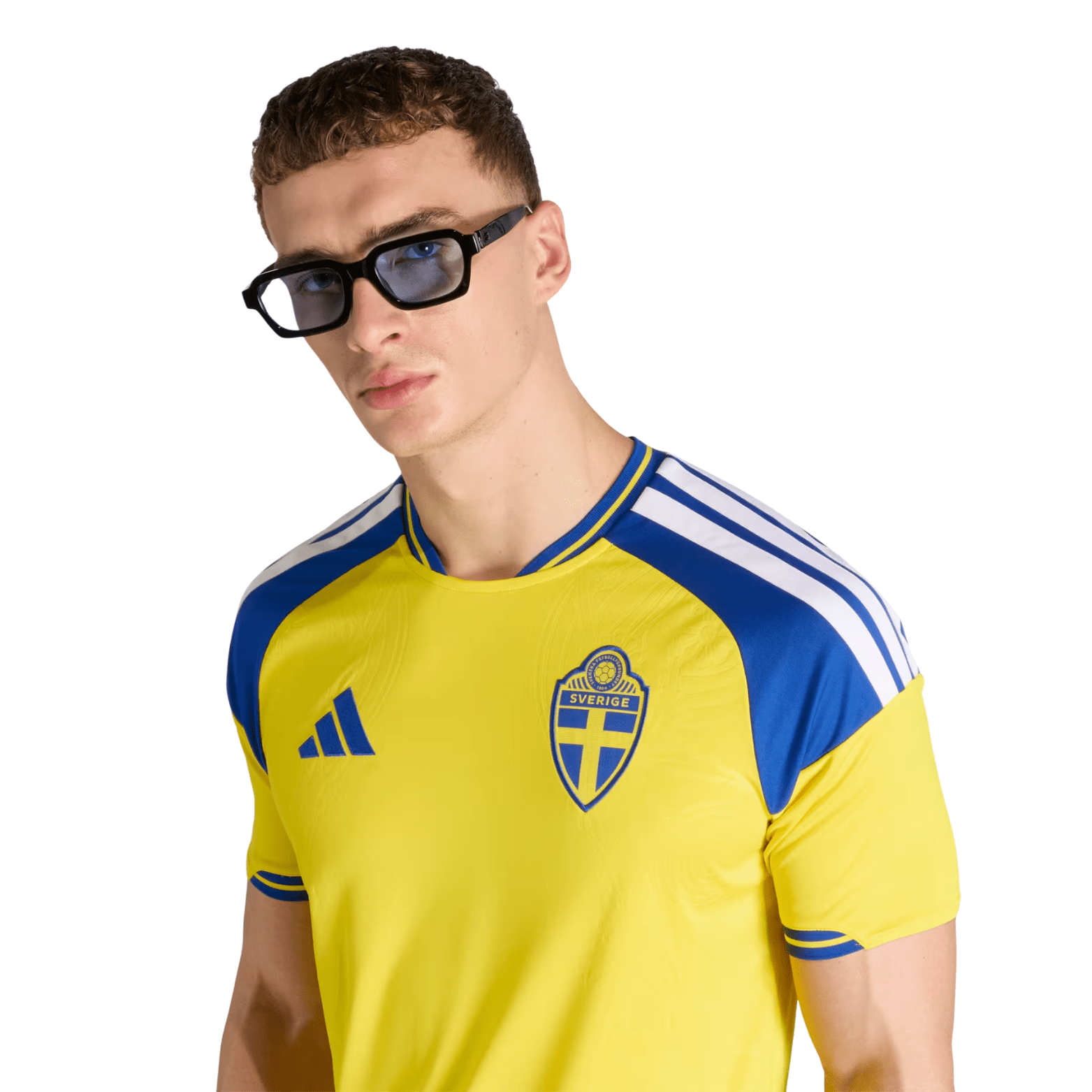 adidas Men's Sweden 2026 Home Jersey (Yellow) | SoccerWearhouse