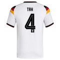 adidas Men's Tah Germany Authentic Home World Cup Jersey 2026 (White/Black)