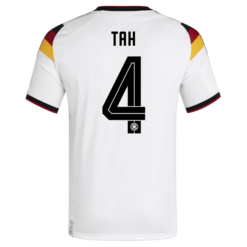 adidas Men's Tah Germany Home World Cup Jersey 2026 (White/Black) | SoccerWearhouse