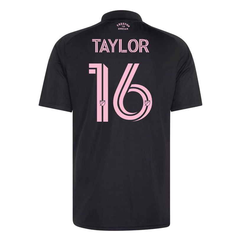 adidas Men's Taylor Inter Miami CF 26/27 Away Jersey (Black/Pink) | SoccerWearhouse