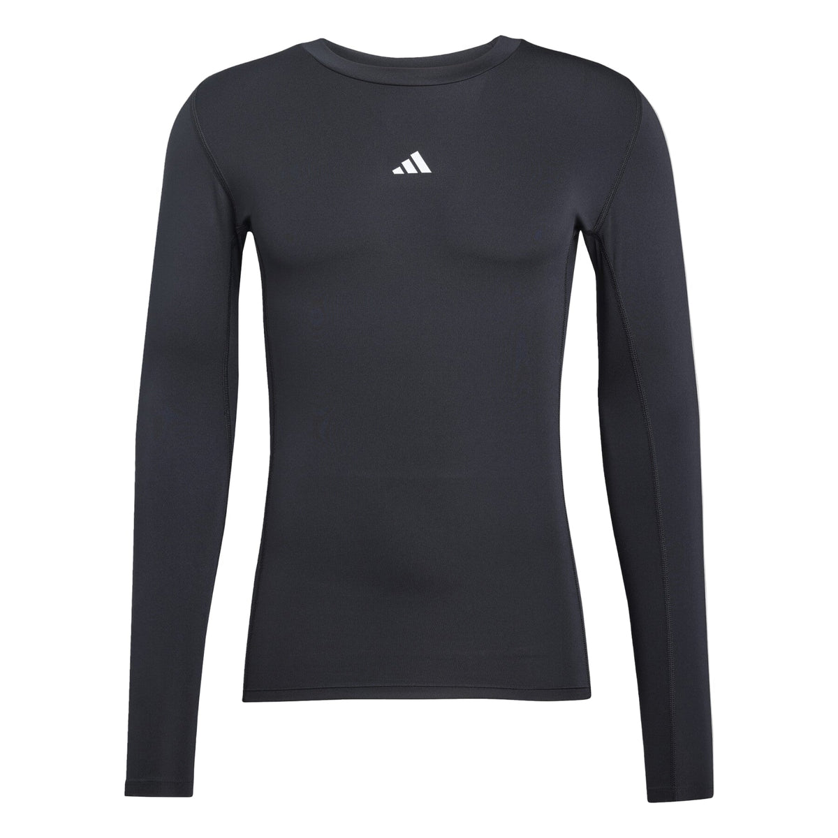 adidas Men's Techfit Long Sleeve Compression Top (Black) | SoccerWearhouse