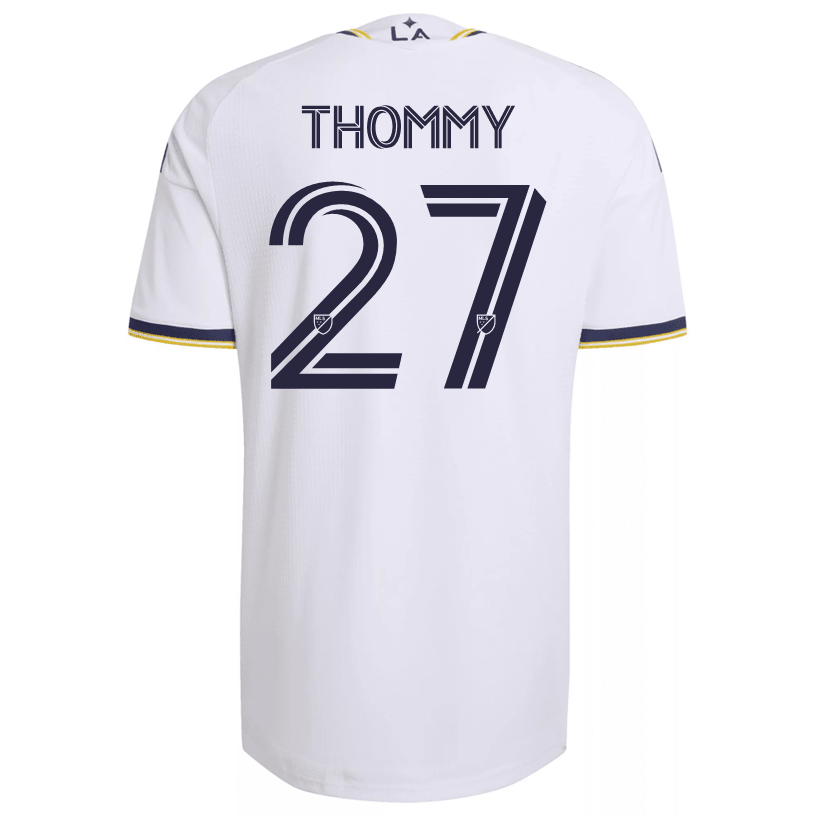 adidas Men's Thommy LA Galaxy Authentic Match Home Jersey 26/27 (White) | SoccerWearhouse