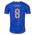 adidas Men's Tonali Italy 2026 Authentic Home Jersey (Bold Blue)