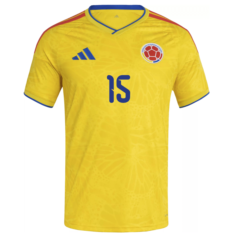 adidas Men's Uribe Colombia 2026 Home Jersey (Impact Yellow) | SoccerWearhouse