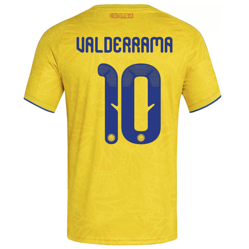 adidas Men's Valderrama Colombia 2026 Home Jersey (Impact Yellow) | SoccerWearhouse