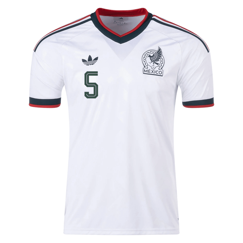 adidas Men's Vasquez Mexico 2026 Away Stadium Jersey (White) | SoccerWearhouse