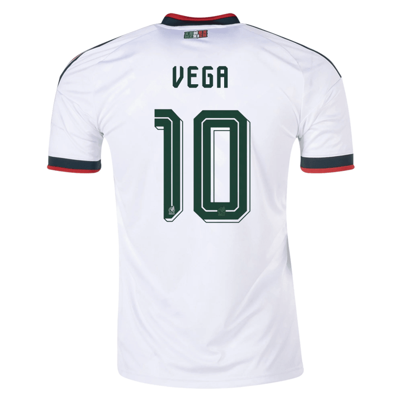 adidas Men's Vega Mexico 2026 Away Stadium Jersey (White) | SoccerWearhouse