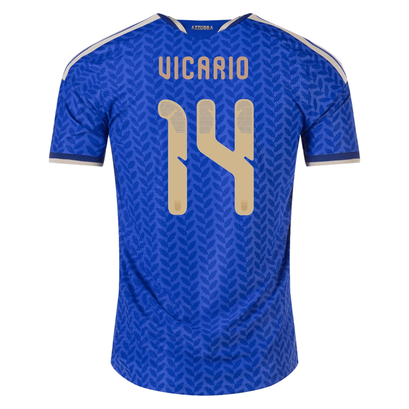adidas Men's Vicario Italy 2026 Authentic Home Jersey (Bold Blue) | SoccerWearhouse