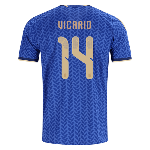 adidas Men's Vicario Italy Home Stadium Jersey 2026 (Bold Blue) - S