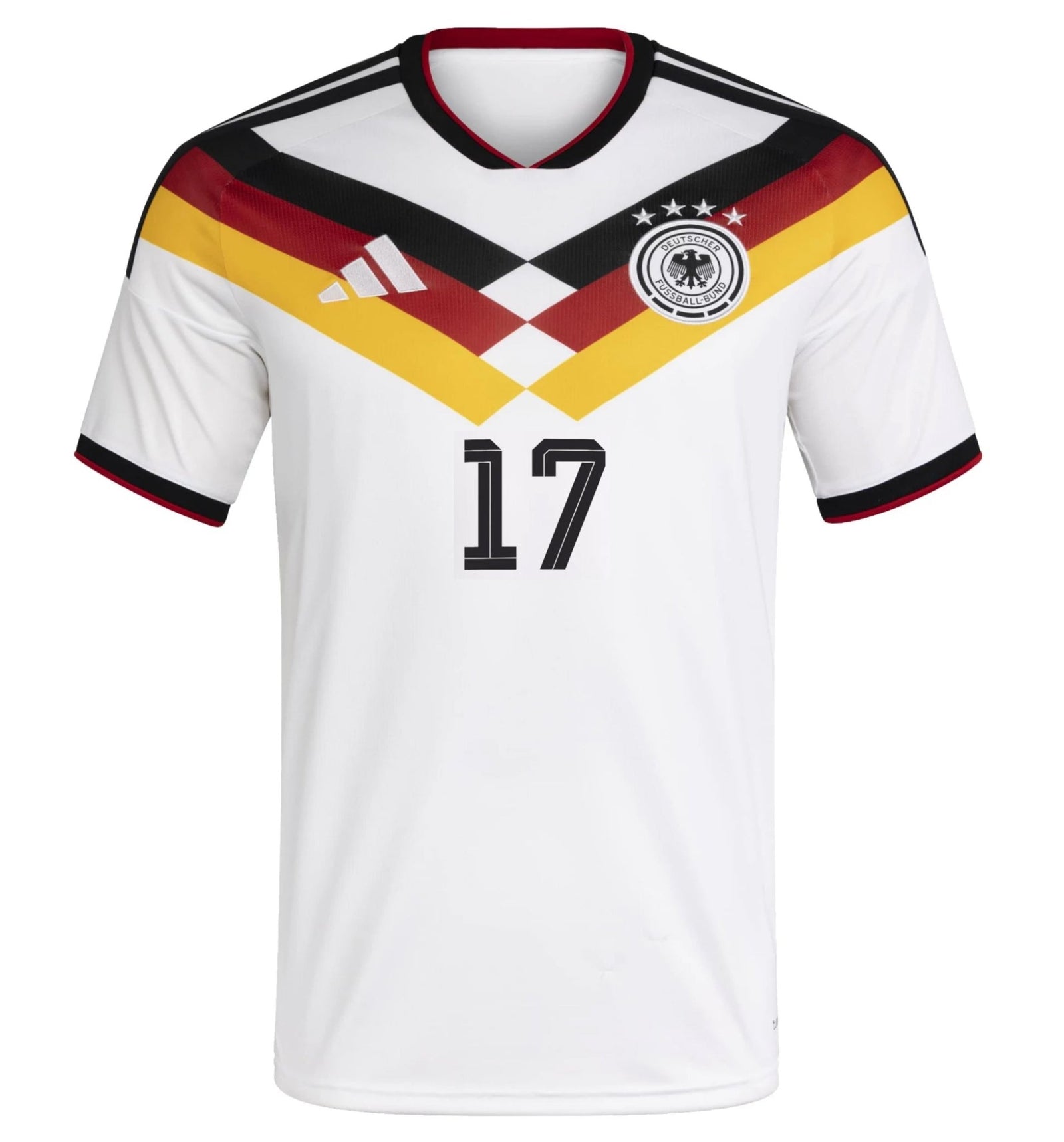 adidas Men's Wirtz Germany Home World Cup Jersey 2026 (White/Black) | SoccerWearhouse