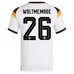 adidas Men's Woltmemade Germany Home World Cup Jersey 2026 (White/Blac