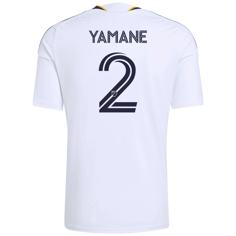 adidas Men's Yamane LA Galaxy Home Stadium Jersey 26/27 (White) | SoccerWearhouse