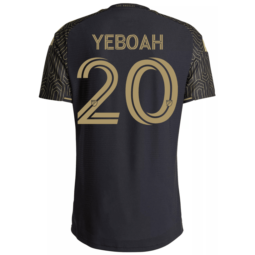 adidas Men's Yeboah LAFC Authentic Match Home Jersey 26/27 (Black/Gold adidas Men's Yeboah LAFC Authentic Match Home Jersey 26/27 (Black/Gold