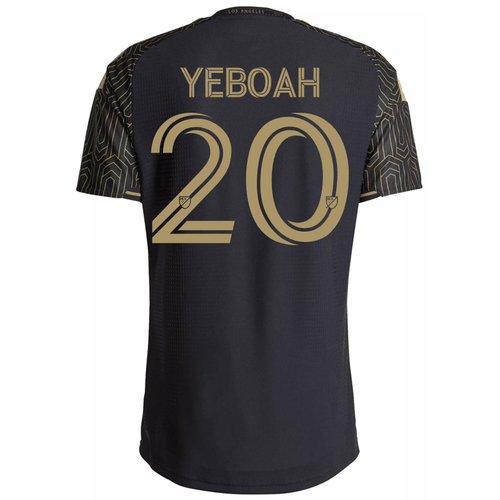 adidas Men's Yeboah  LAFC Authentic Match Home Jersey 26/27 (Black/Gold) - S