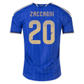 adidas Men's Zaccaghi Italy 2026 Authentic Home Jersey (Bold Blue)