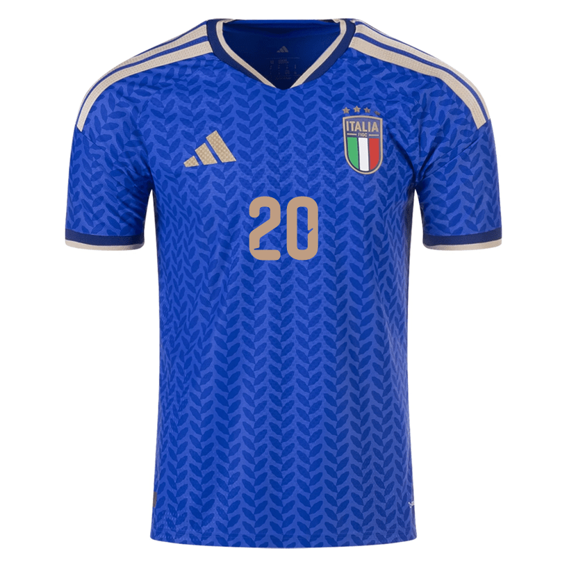 adidas Men's Zaccaghi Italy 2026 Authentic Home Jersey (Bold Blue) | SoccerWearhouse