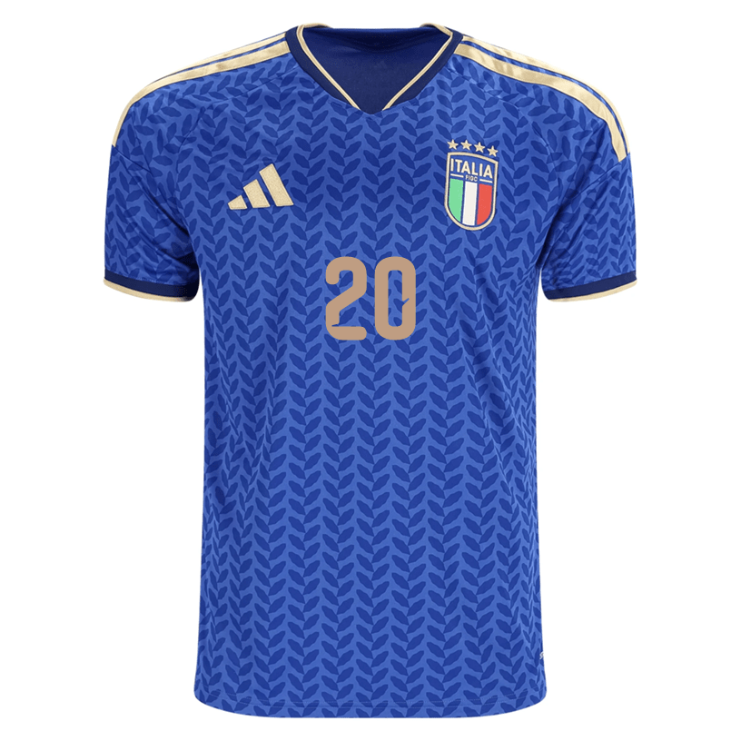 adidas Men's Zaccagni Italy Home Stadium Jersey 2026 (Bold Blue) | SoccerWearhouse