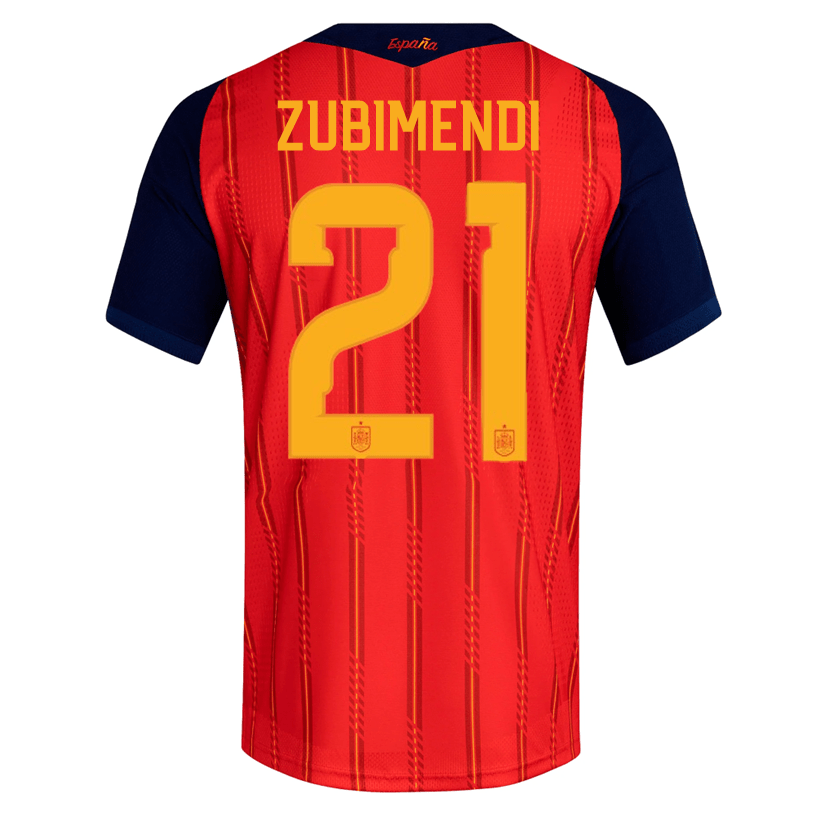adidas Men's Zubimendi Spain Authentic World Cup Home Jersey 2026 (Vivid Red) | SoccerWearhouse