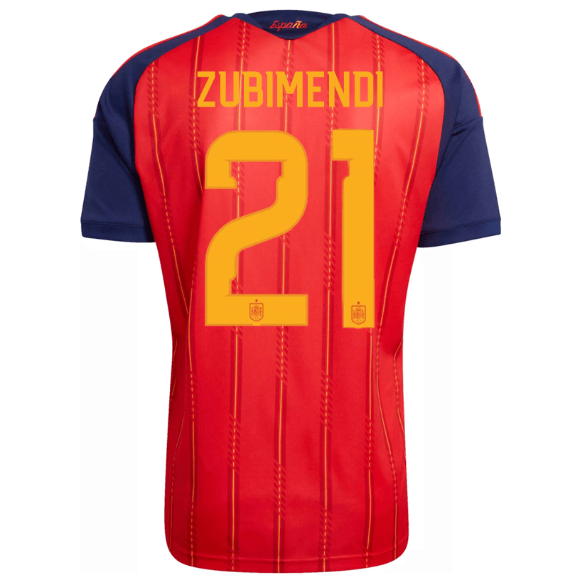 adidas Men's Zubimendi Spain World Cup Home Jersey 2026 (Vivid Red) | SoccerWearhouse