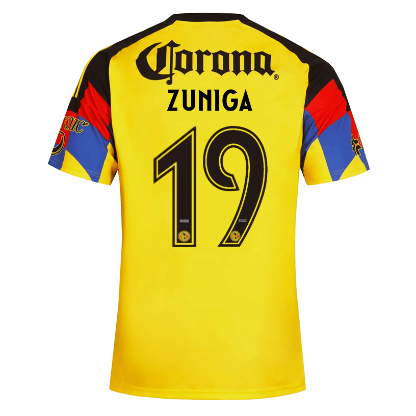 adidas Men's Zuniga Club America Home Jersey 25/26 (Yellow) | SoccerWearhouse