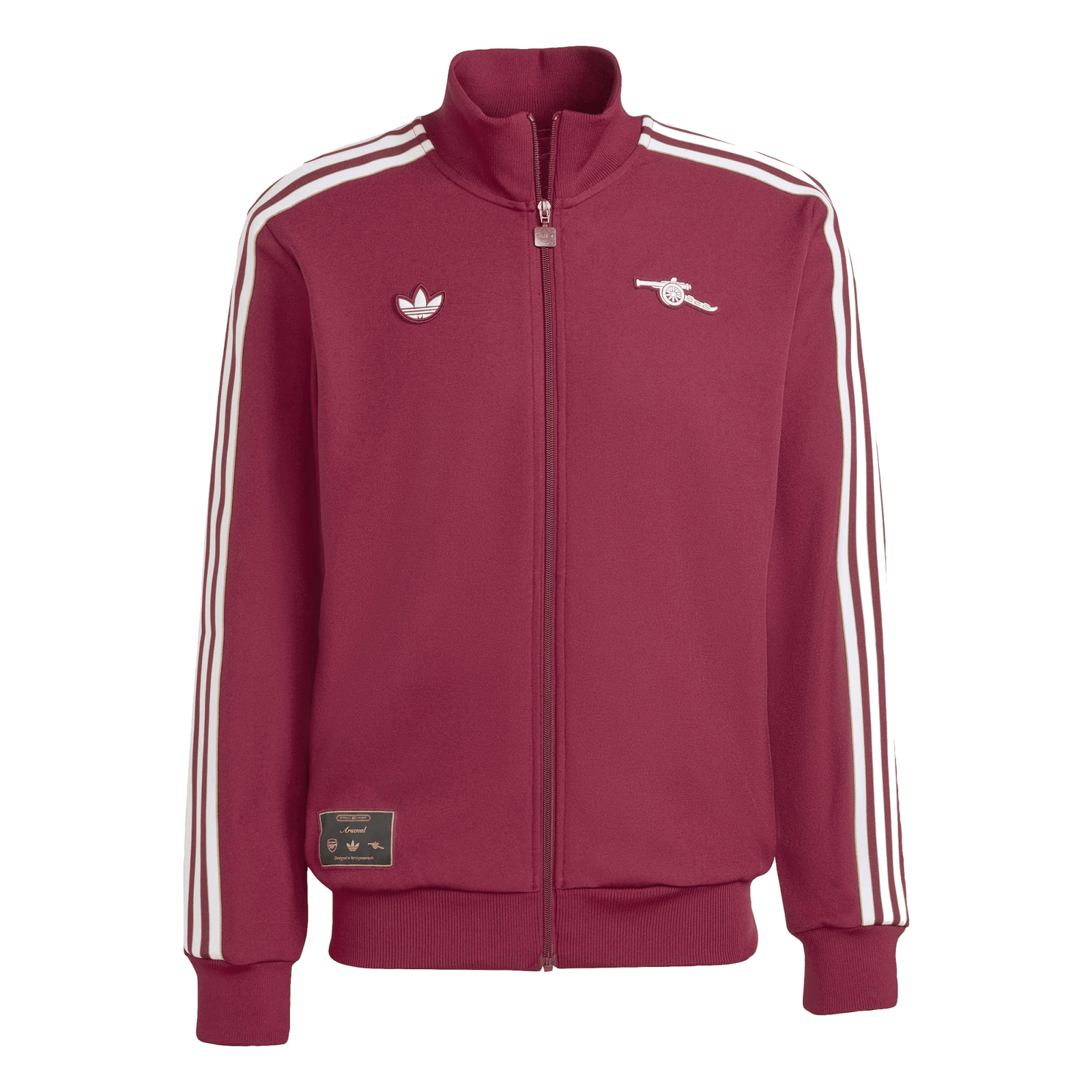 adidas Men'snArsenal Terrace Icon Track Jacket 25/26 (Burgundy) | SoccerWearhouse