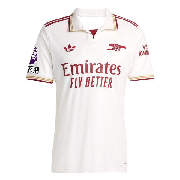 adidas Saka Men's Arsenal FC Third Jersey 25/26 w/ NRFR + EPL Patches