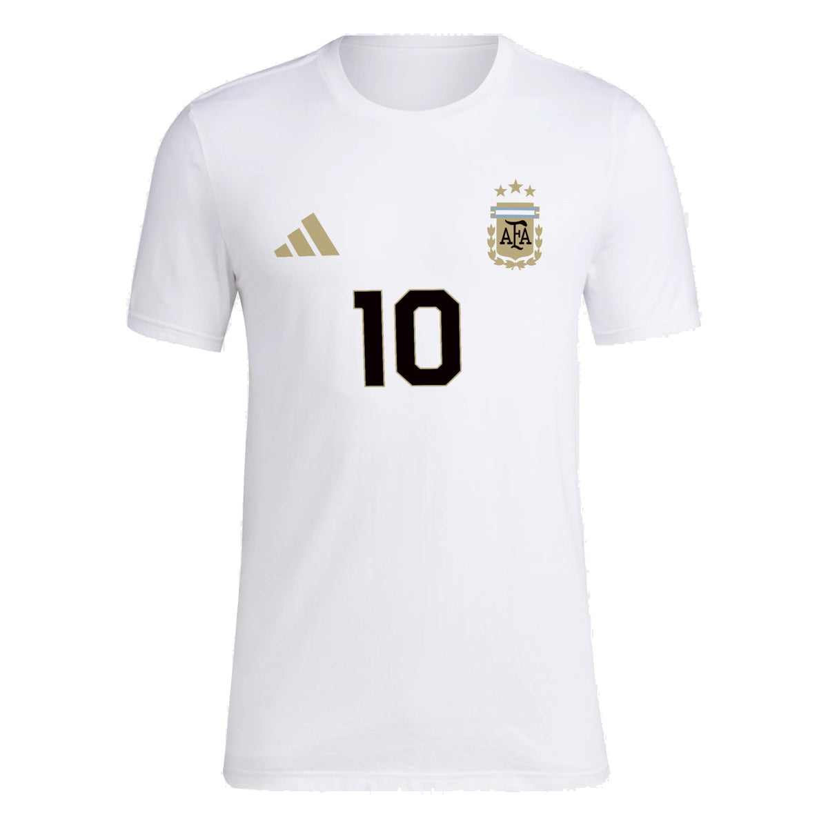 adidas Messi Argentina T-Shirt (White) | SoccerWearhouse