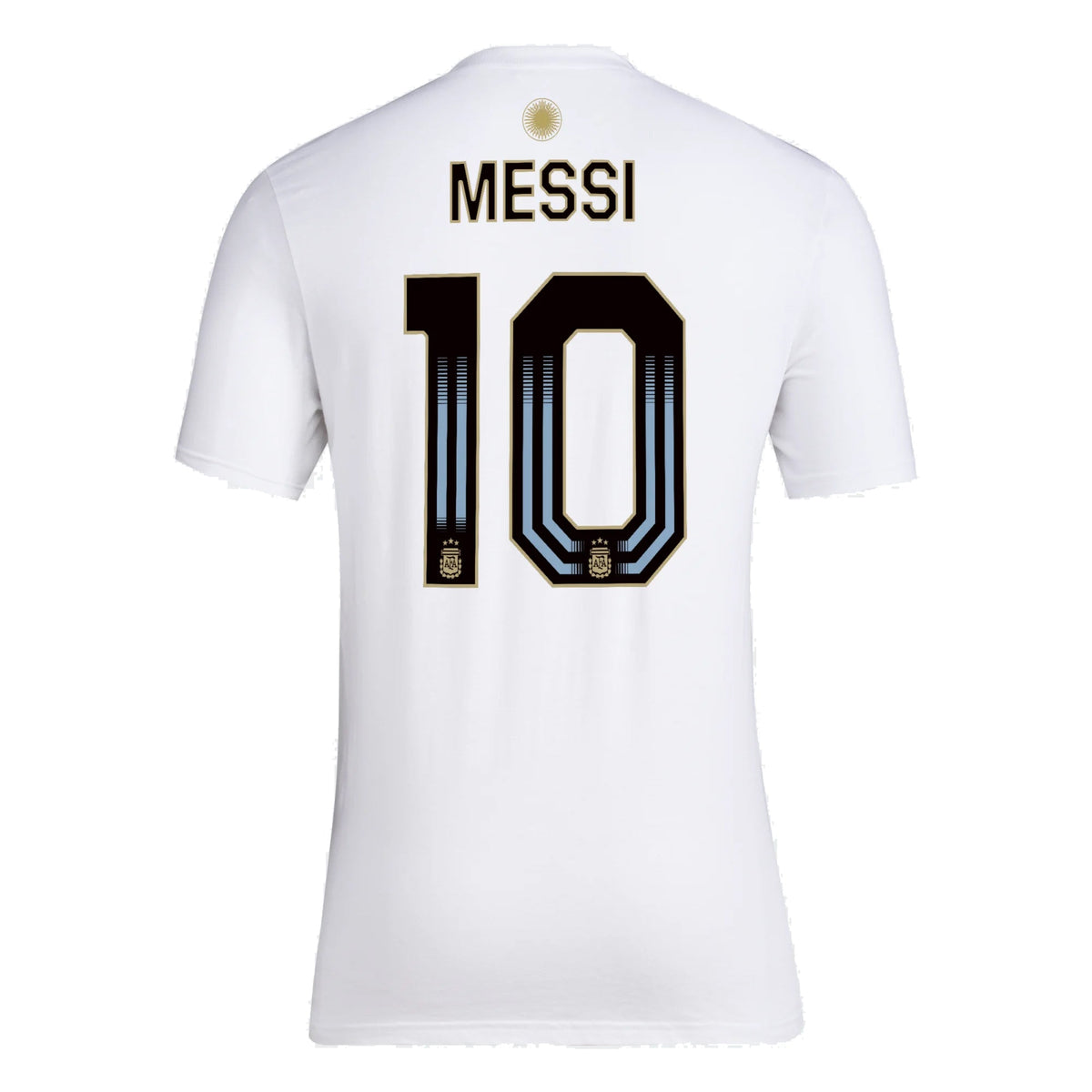 adidas Messi Argentina T-Shirt (White) | SoccerWearhouse