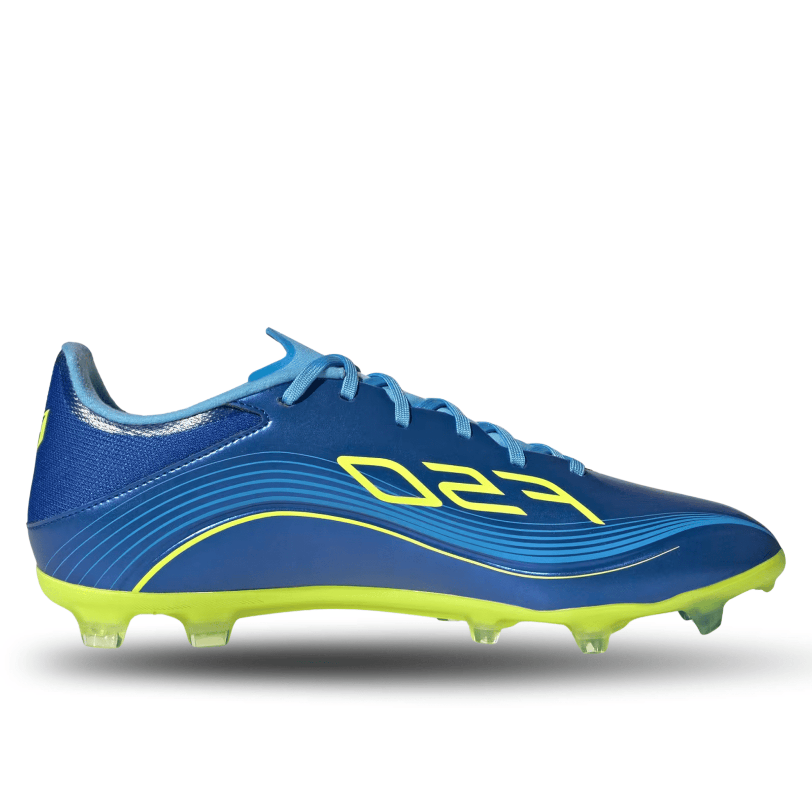 adidas Messi F50 League Firm Ground/Multi Ground Soccer Cleats (Royal Blue/Solar Yellow) | SoccerWearhouse