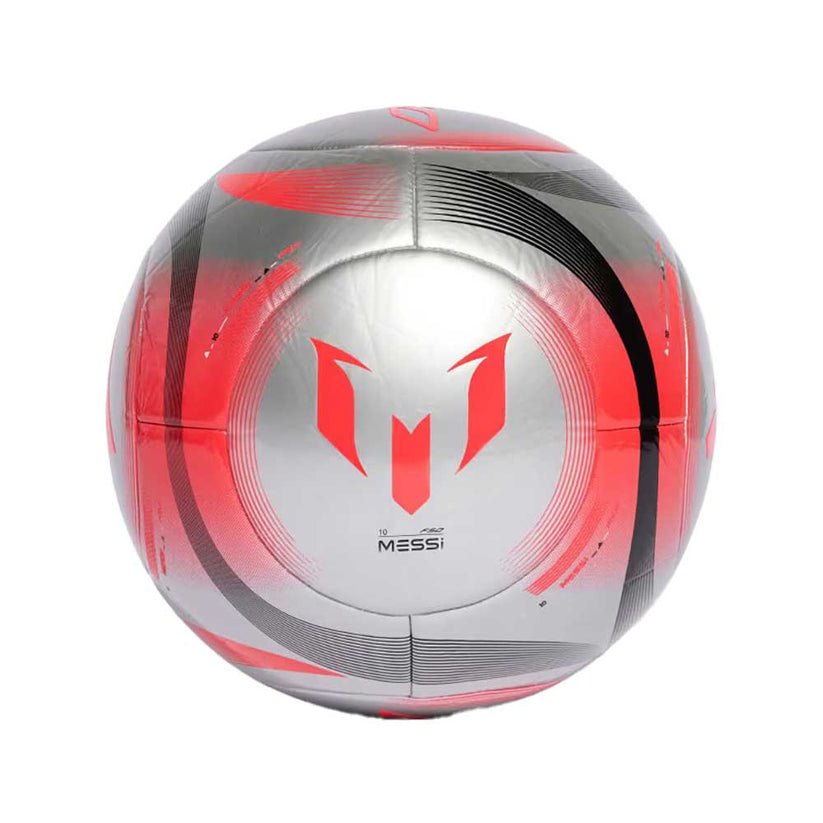adidas Messi Mini Ball (Iron Metallic/White/Black) | SoccerWearhouse