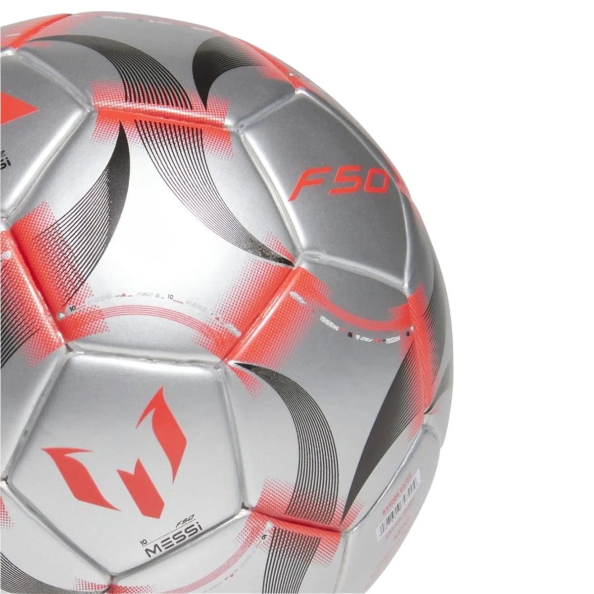 adidas Messi Mini Ball (Iron Metallic/White/Black) | SoccerWearhouse