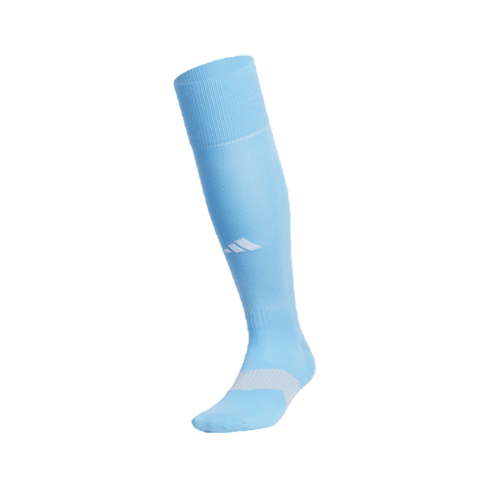 adidas Metro 6 Soccer Socks (Blue Burst/White/Clear Grey) | SoccerWearhouse