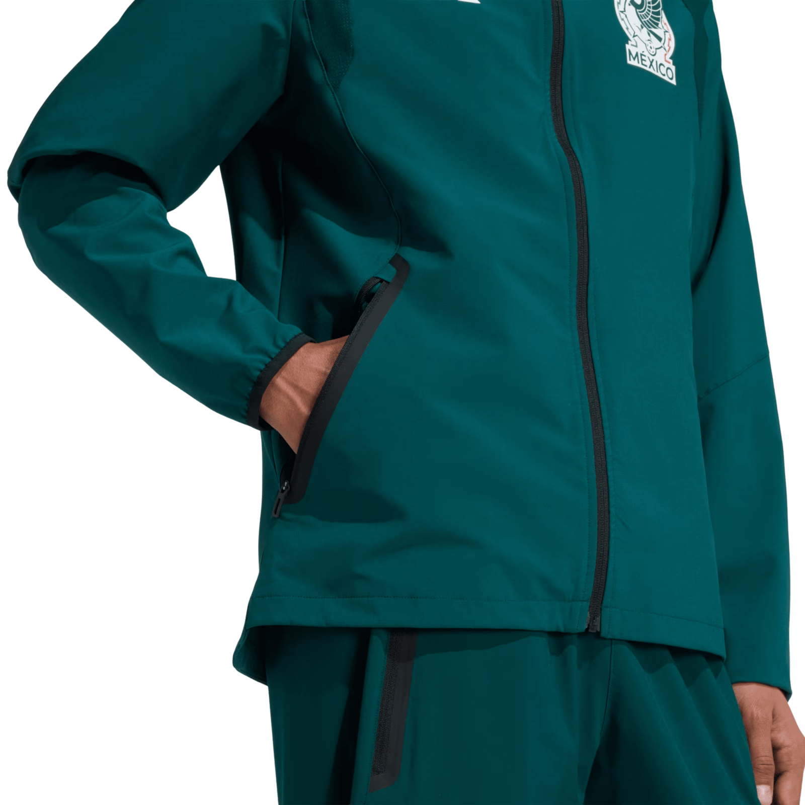 adidas Mexico 2026 Track Top Windbreaker Jacket (Green) | SoccerWearhouse
