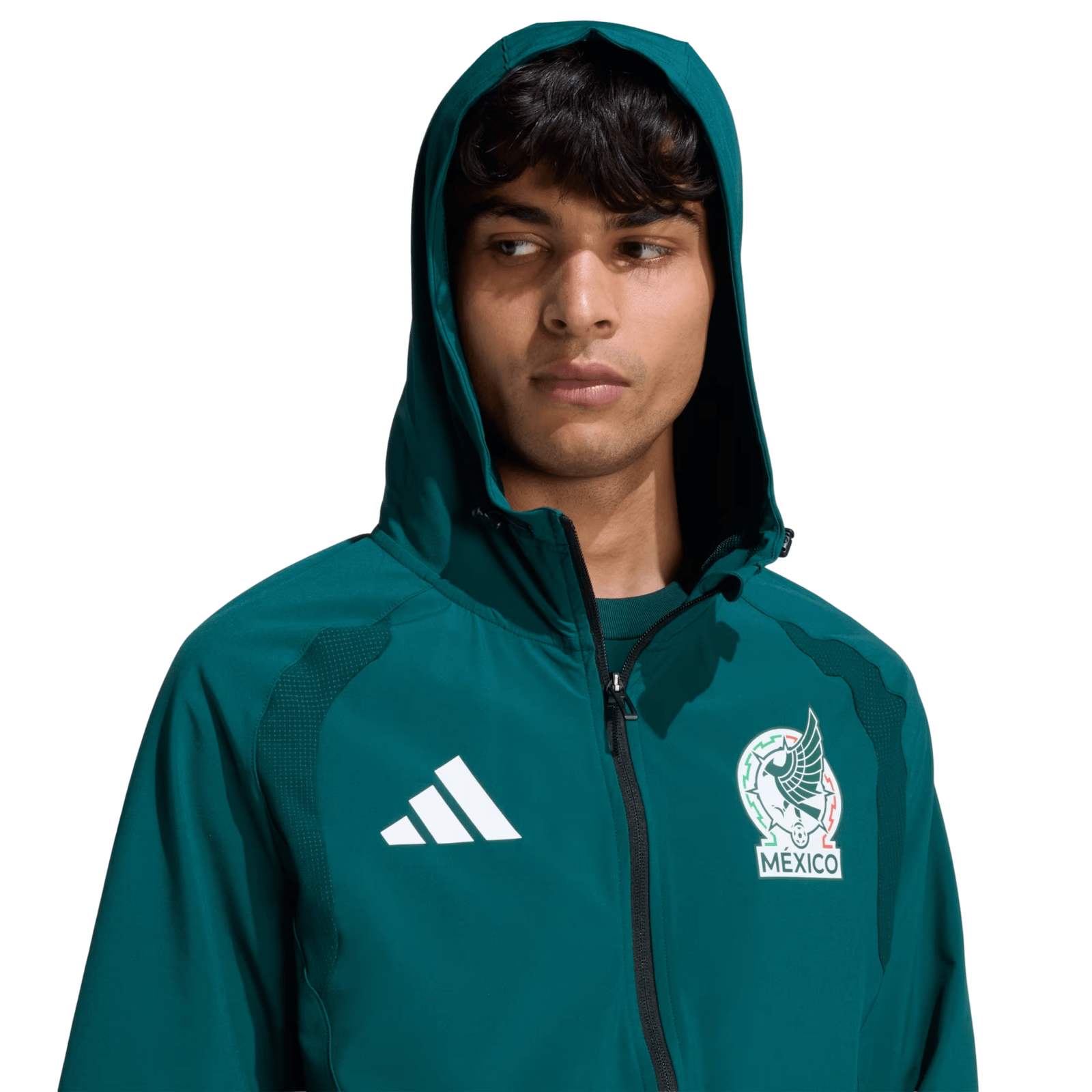 adidas Mexico 2026 Track Top Windbreaker Jacket (Green) | SoccerWearhouse