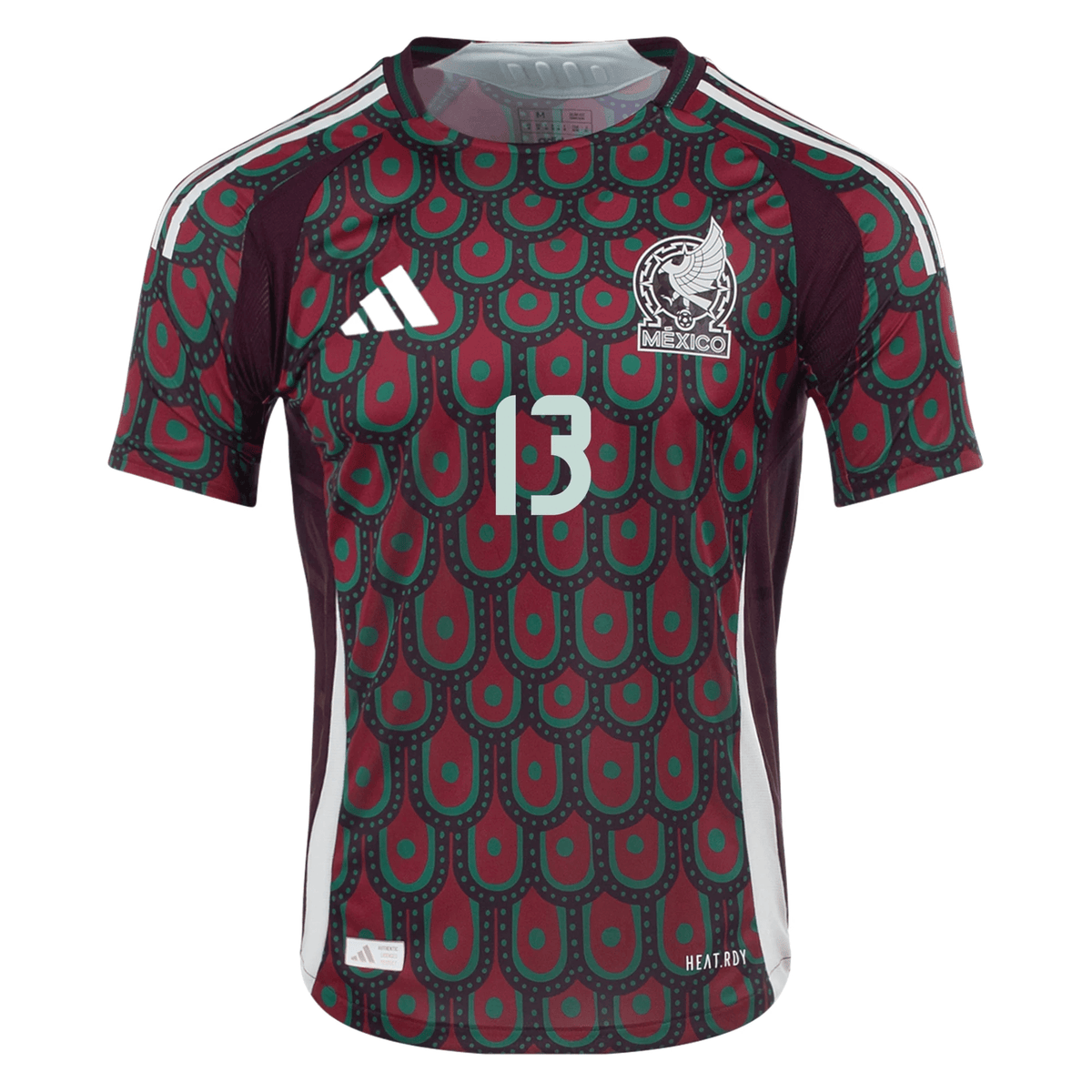 adidas Mexico Authentic Guillermo Ochoa Home Jersey 24/25 (Multicolor) | SoccerWearhouse