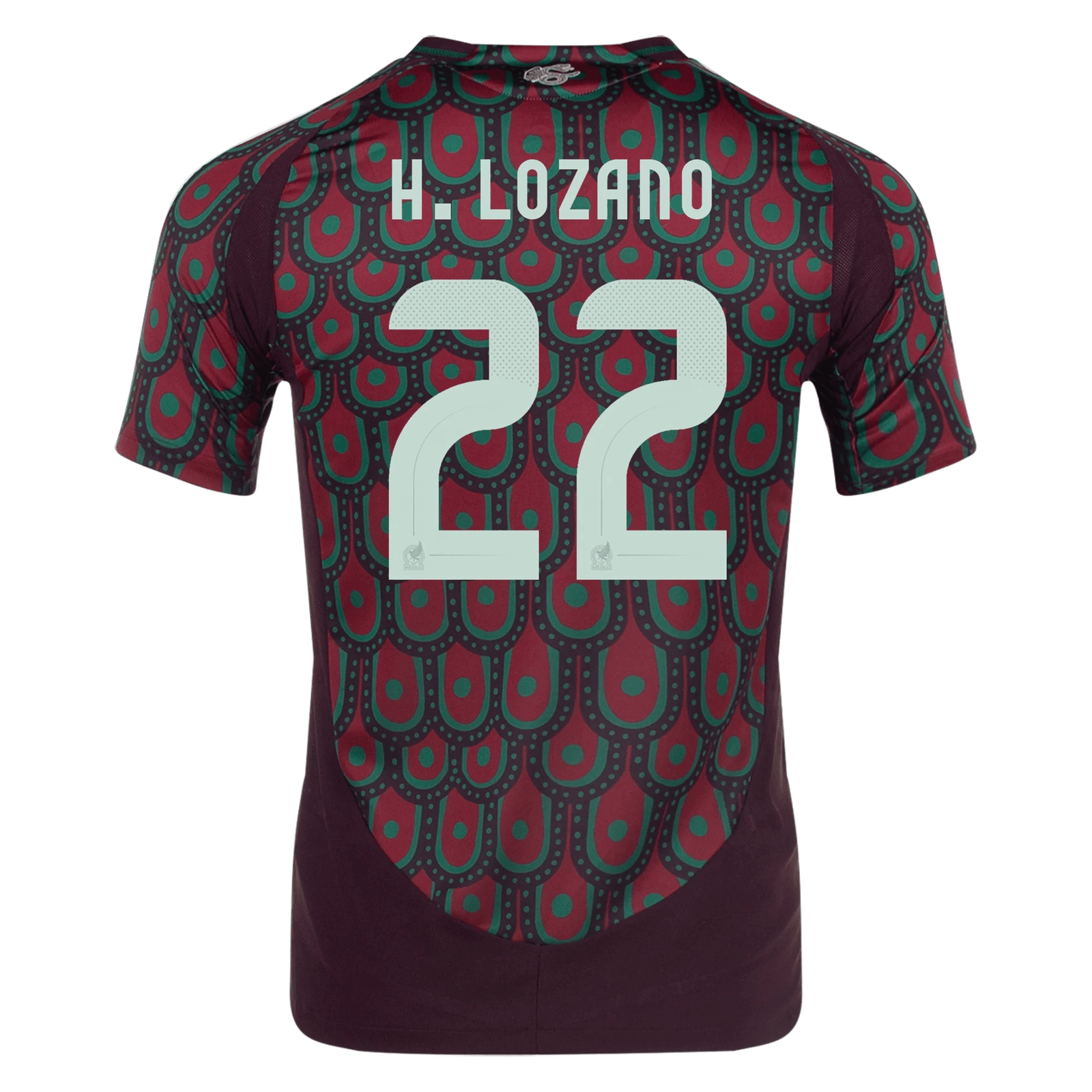adidas Mexico Authentic Hirving Lozano Home Jersey 24/25 (Multicolor) | SoccerWearhouse